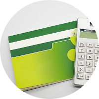 振込口座情報のイメージ画像